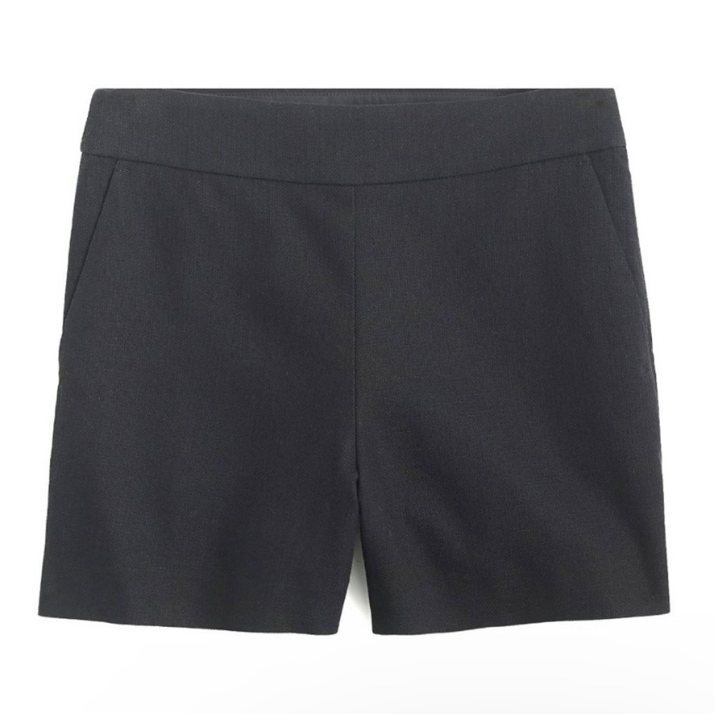 J Crew Basket Weave High Waisted Shorts
